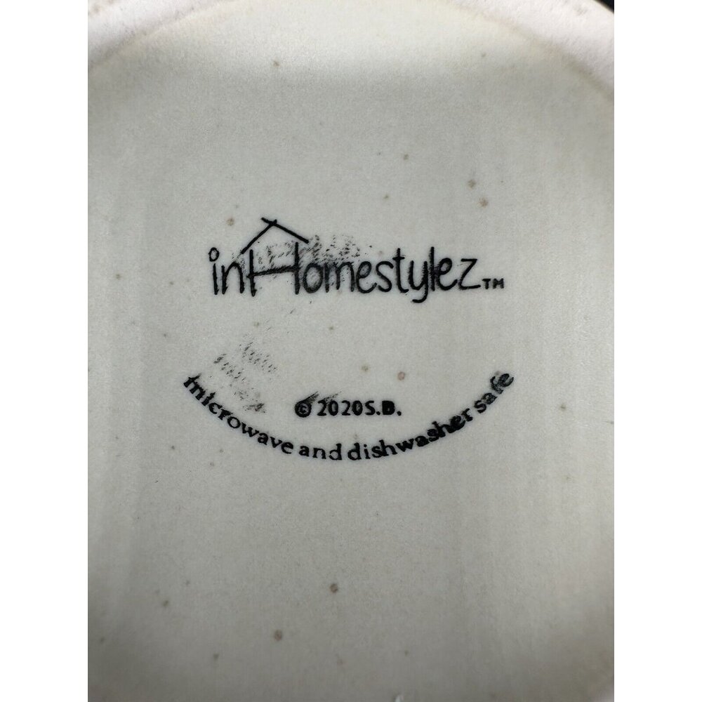 In Homestylez Spring Pressed Garden Flower Cereal Soup Bowl Impressed Floral - Picture 7 of 11